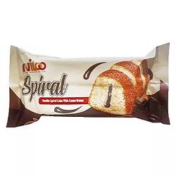 نیلو کیک اسپیرال وانیلی با مغز کاکائو100گرم